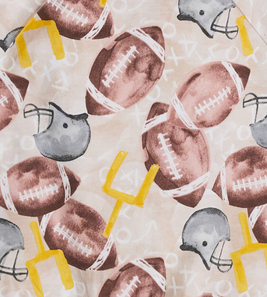 Football Season Organic Matching Pet Bandana