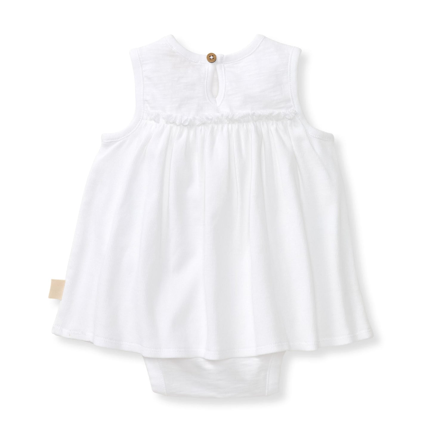 Organic Cotton Baby Girl Bodysuit Dress