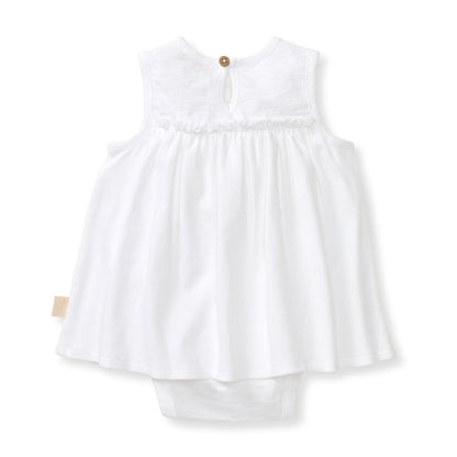 Organic Cotton Baby Girl Bodysuit Dress