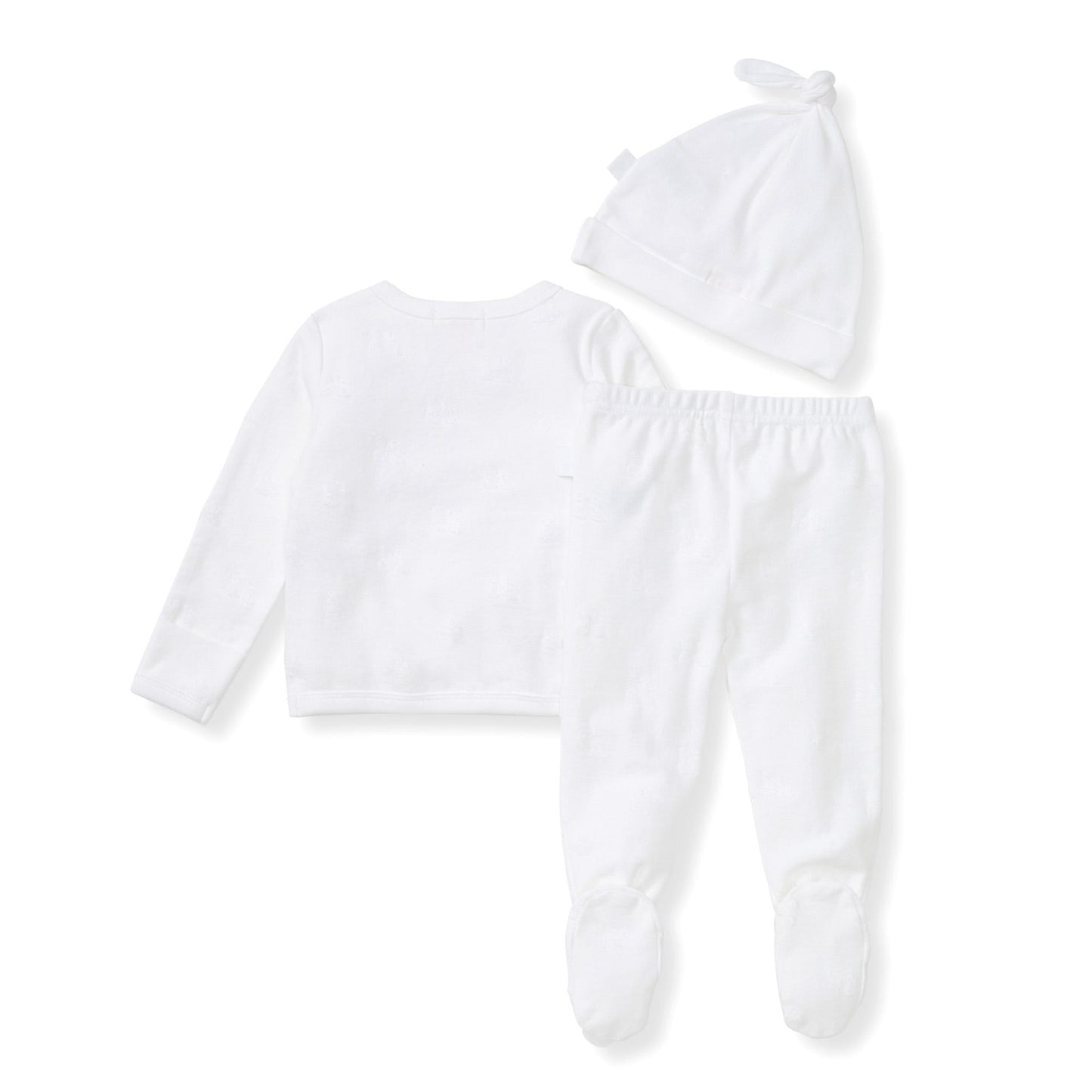 Organic Raised Terry Bee Take Me Home 3 Piece Set - Cloud