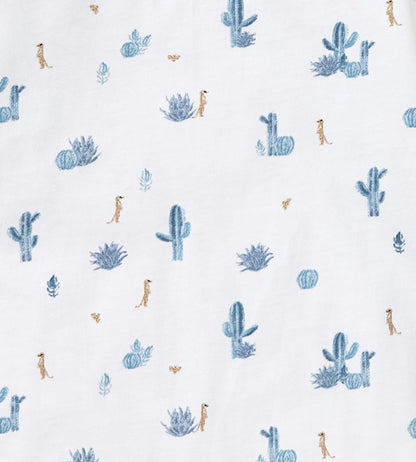 Desert Life Organic Cotton Baby Boy Romper