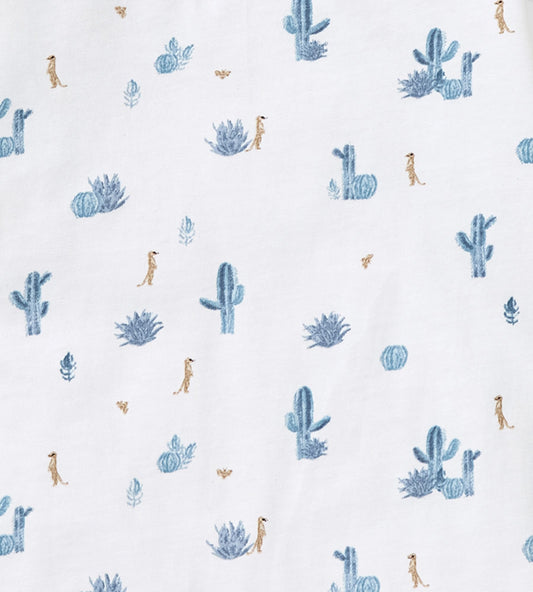 Desert Life Organic Cotton Baby Boy Romper