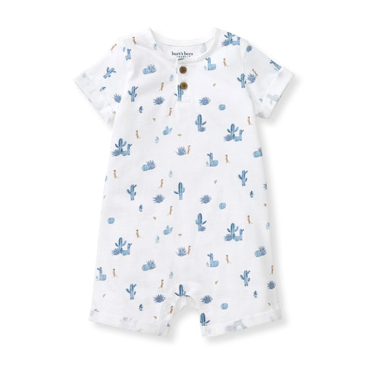 Desert Life Organic Cotton Baby Boy Romper