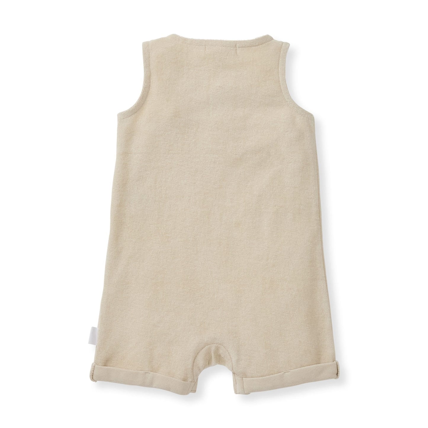 Organic Cotton Terry Romper - Fossil