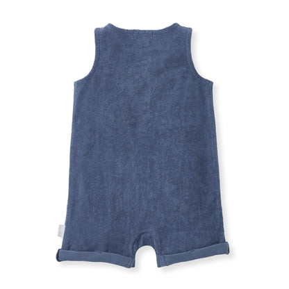 Organic Cotton Terry Romper - Underwater