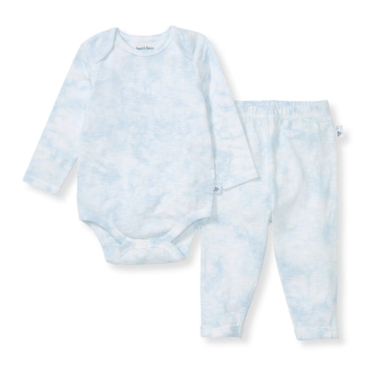 Desert Tie Dye Organic Cotton Boy Bodysuit Set