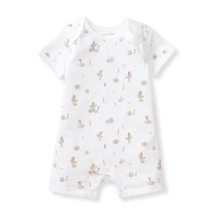 Desert Life Organic Cotton Baby Romper