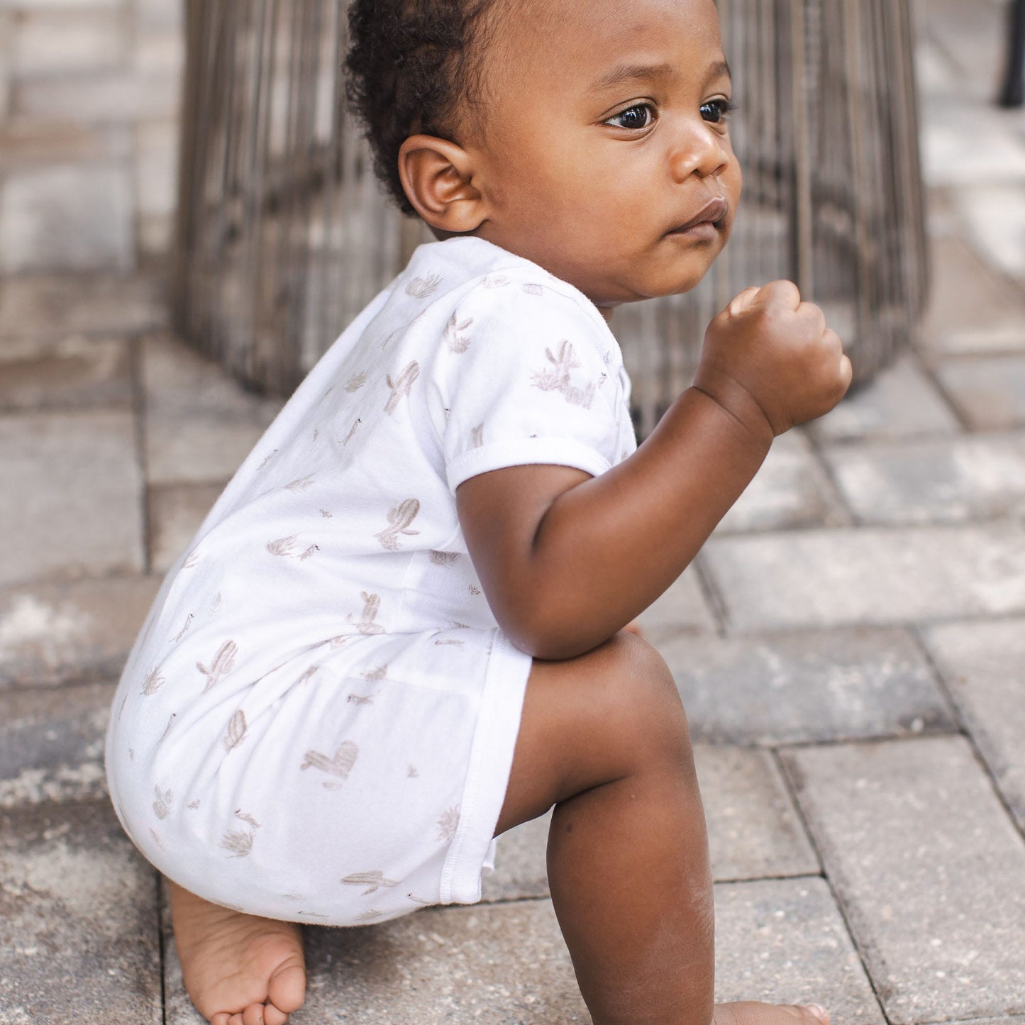 Desert Life Organic Cotton Baby Romper