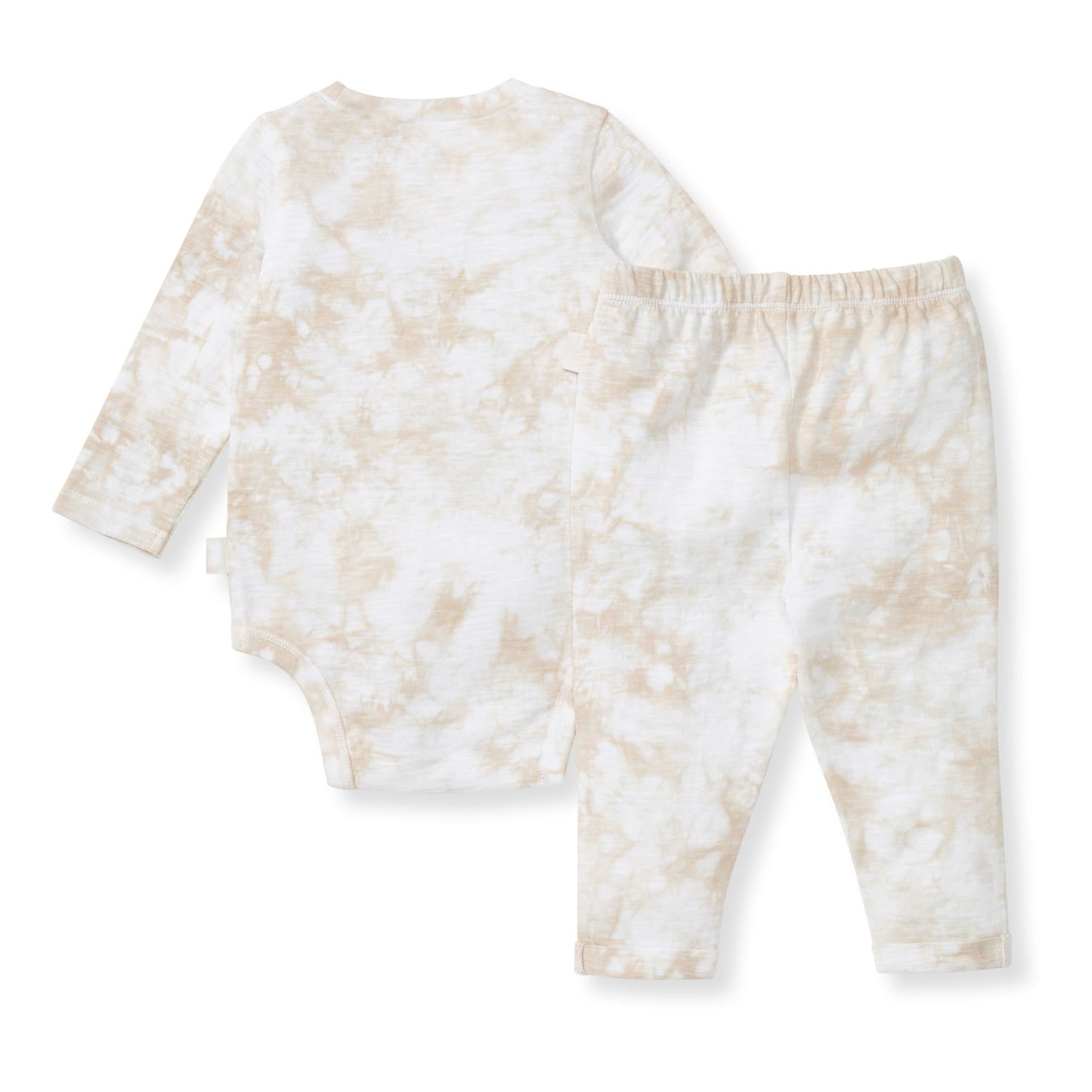 Desert Tie Dye Organic Cotton Neutral Bodysuit Set