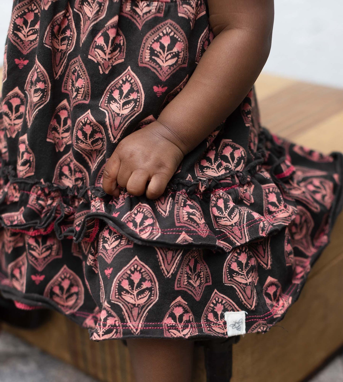 Floral Arches Organic Cotton Dress
