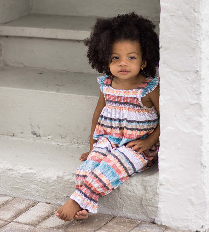 Woven Stripe Organic Cotton Jumpsuit