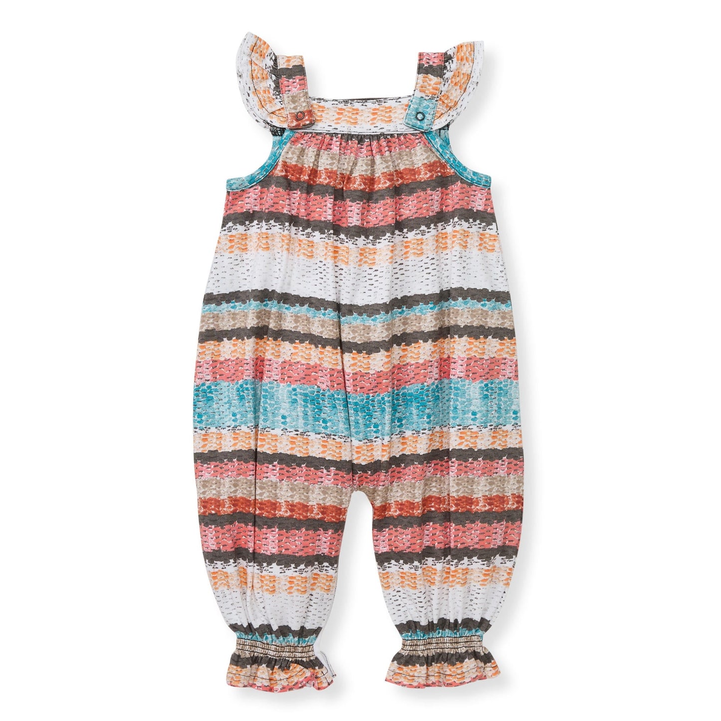 Woven Stripe Organic Cotton Jumpsuit