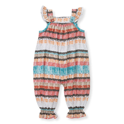 Woven Stripe Organic Cotton Jumpsuit
