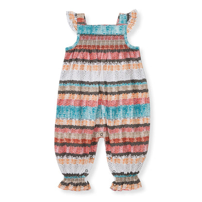 Woven Stripe Organic Cotton Jumpsuit