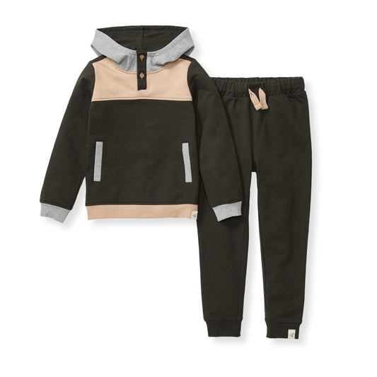 Organic Cotton Color Blocked Set