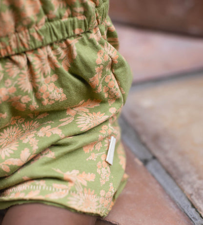 Vibrant Garden Baby Girl Romper