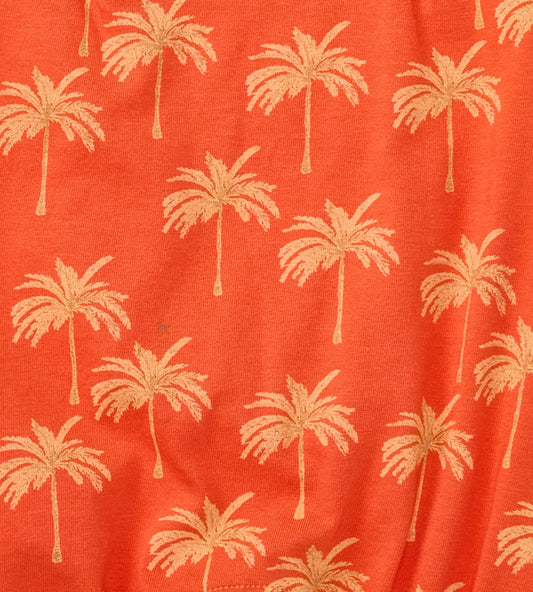 Golden Palms Organic Baby Girl Romper