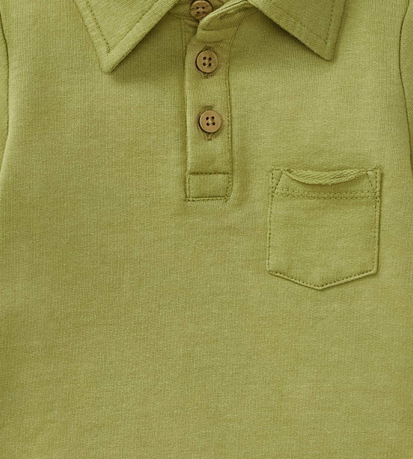 Organic Cotton Polo Baby Boy Romper
