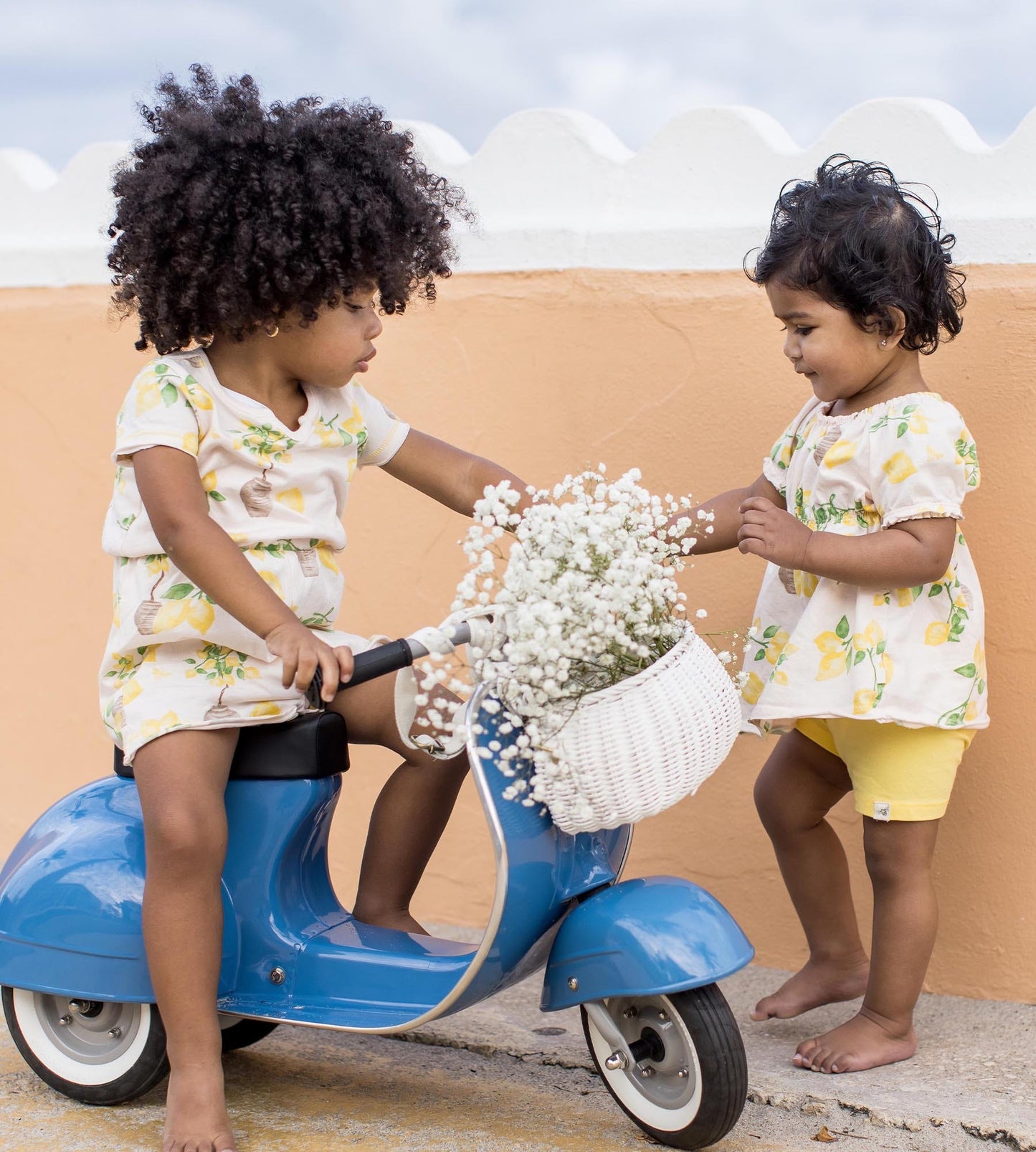 Island Lemons Organic Cotton Girl Top & Shorts Set