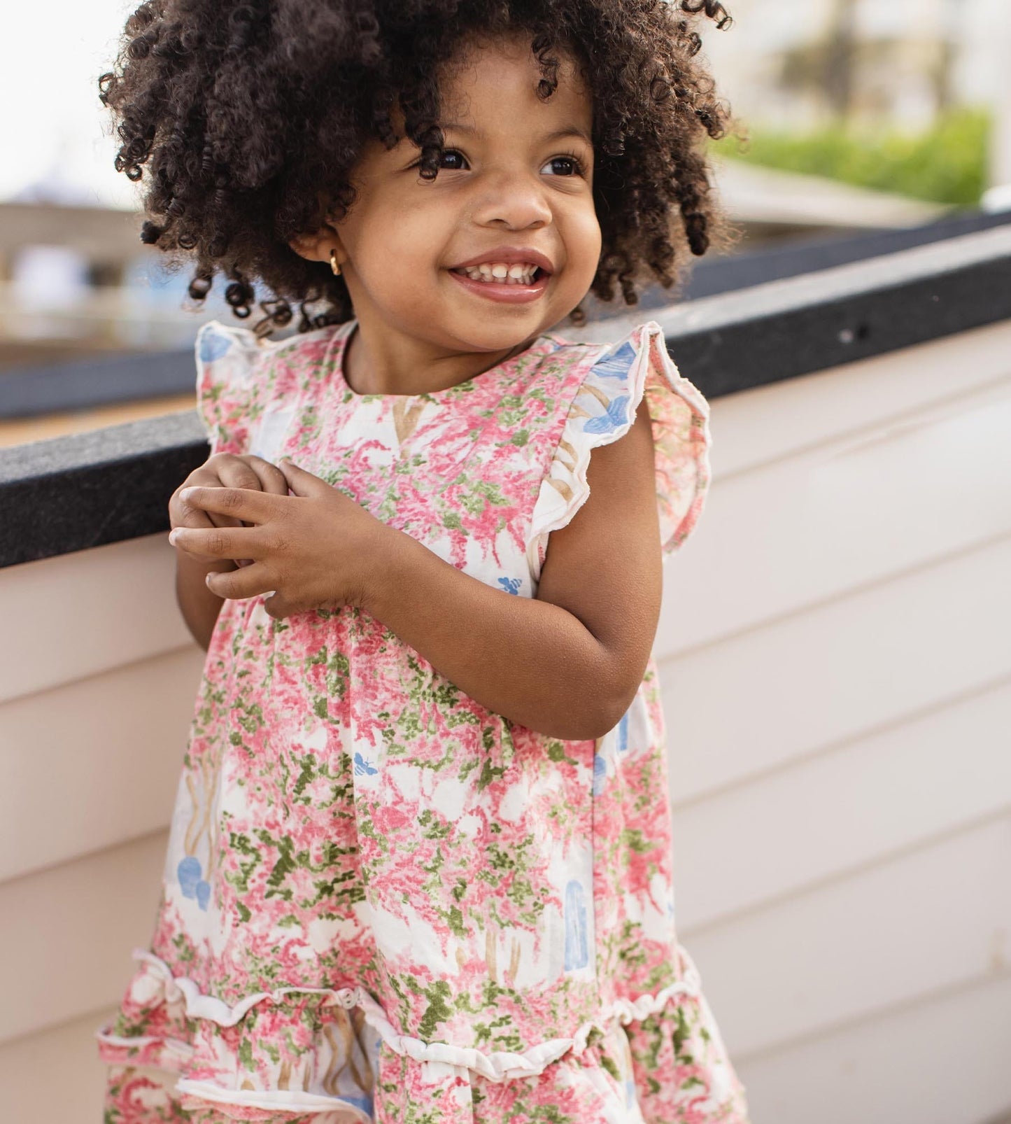 Doors of Santorini Organic Cotton Girl Dress