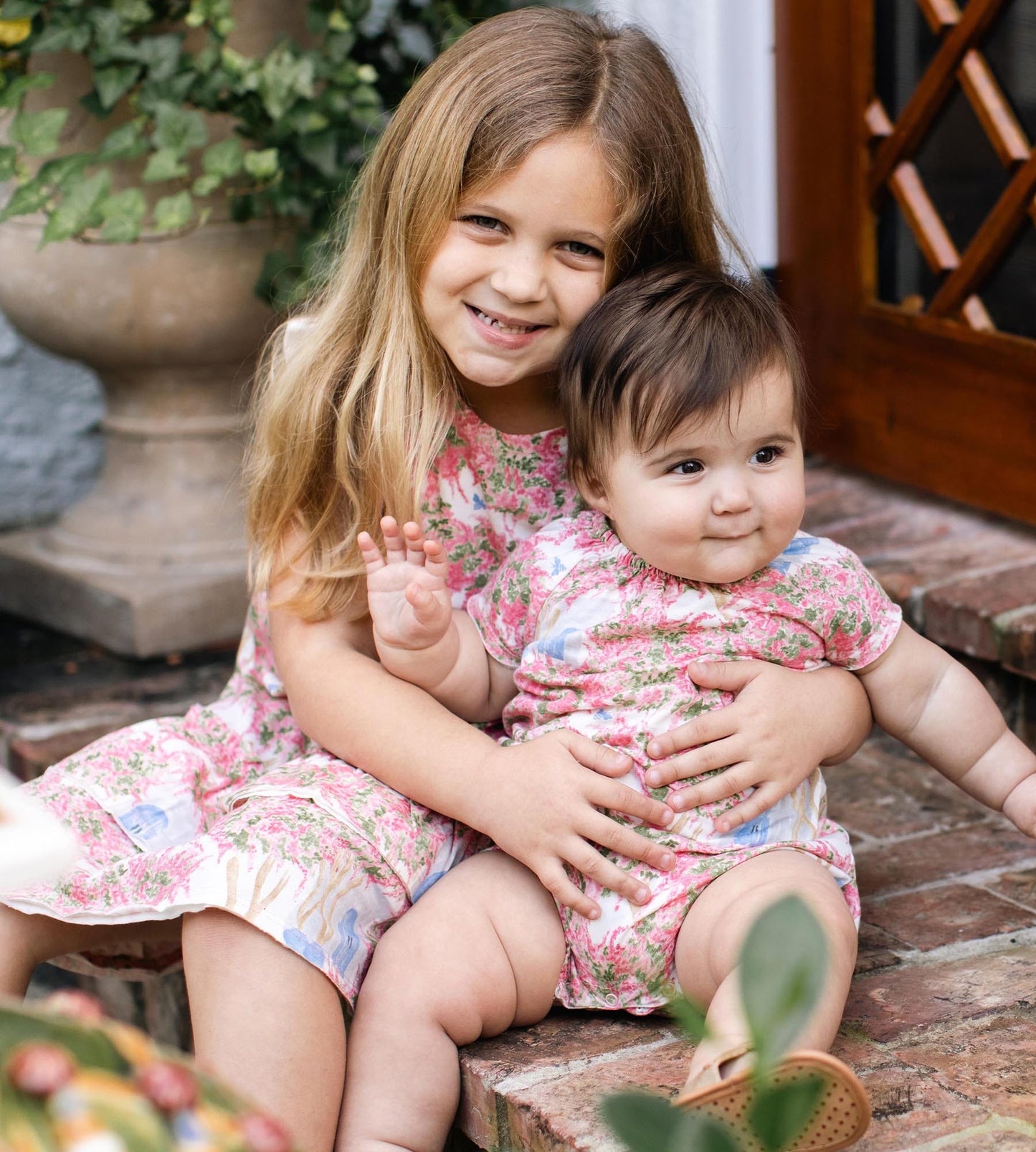 Doors of Santorini Organic Cotton Girl Dress