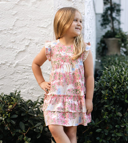 Doors of Santorini Organic Cotton Girl Dress