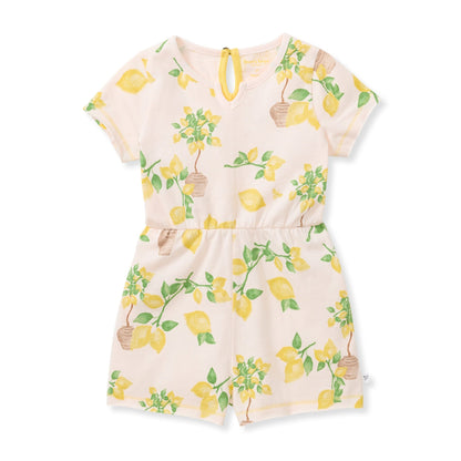 Island Lemons Organic Cotton Girl Romper