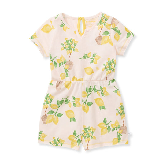 Island Lemons Organic Cotton Girl Romper