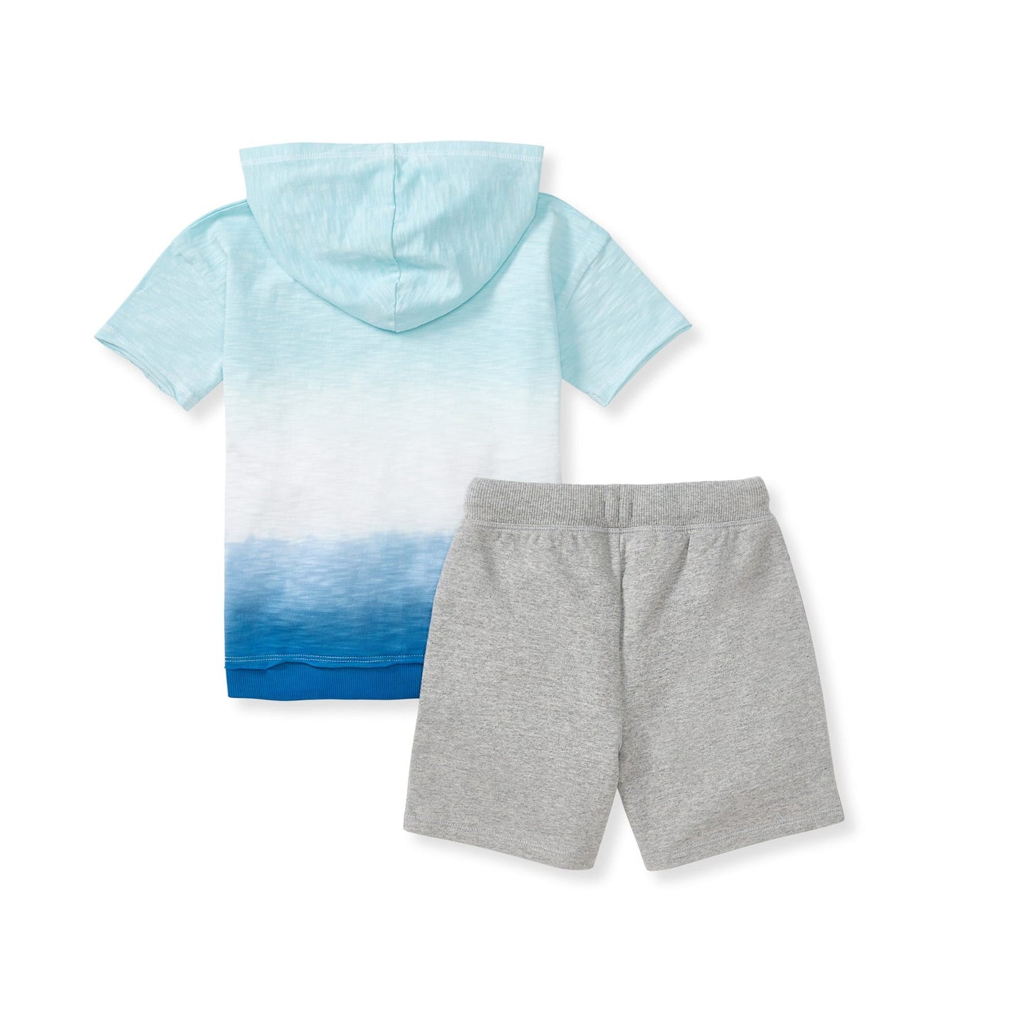 Double Dip Dye Boy Hooded Top & Shorts Set