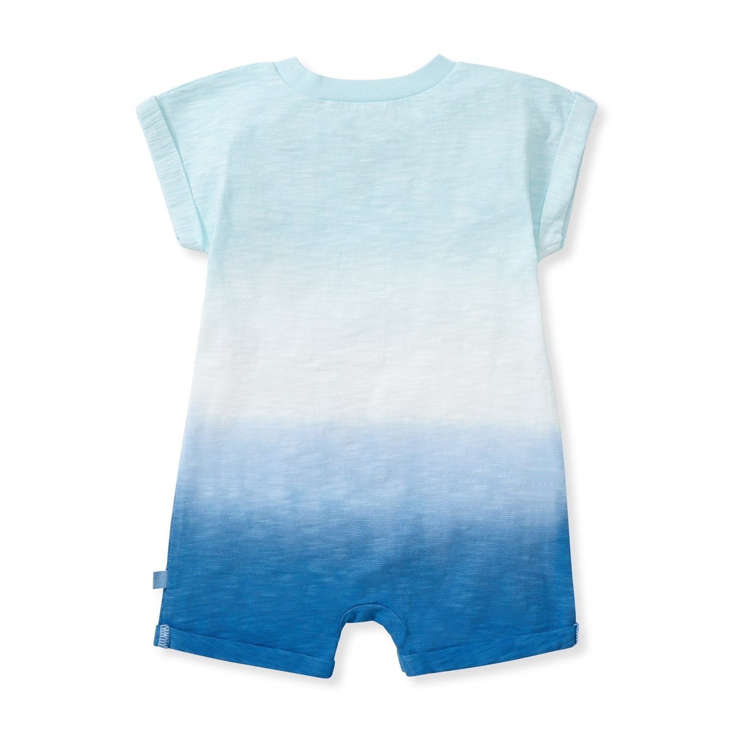 Double Dip Dye Organic Baby Boy Romper