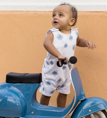 Little Explorer Organic Baby Boy Romper