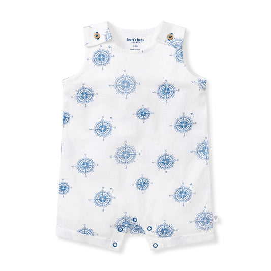 Little Explorer Organic Baby Boy Romper