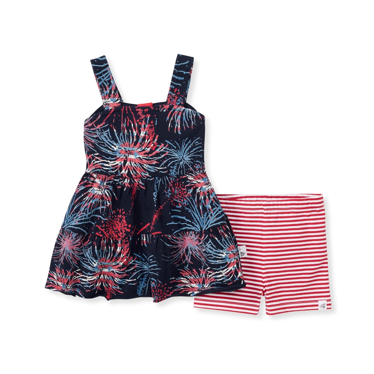 Celebrate America Girl Dress & Shorts Set