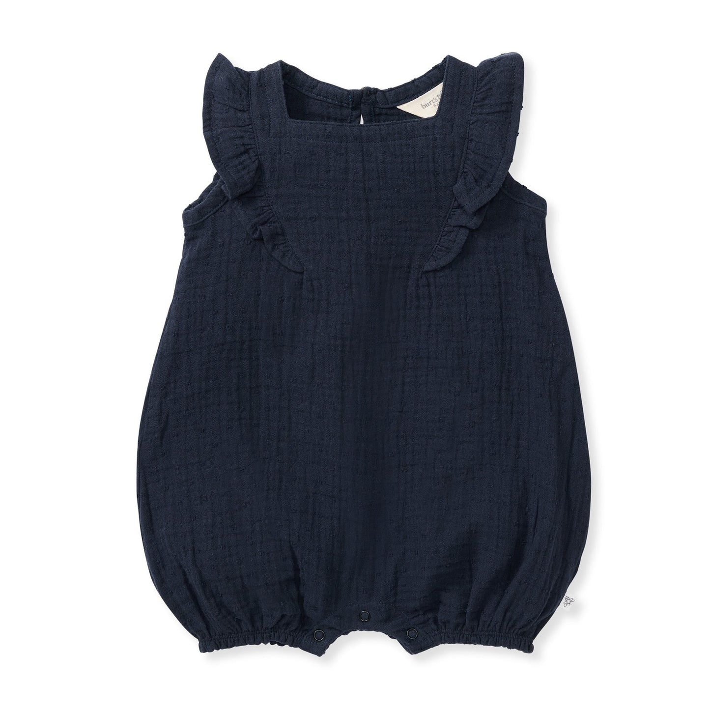 Dotted Muslin Organic Baby Girl Romper
