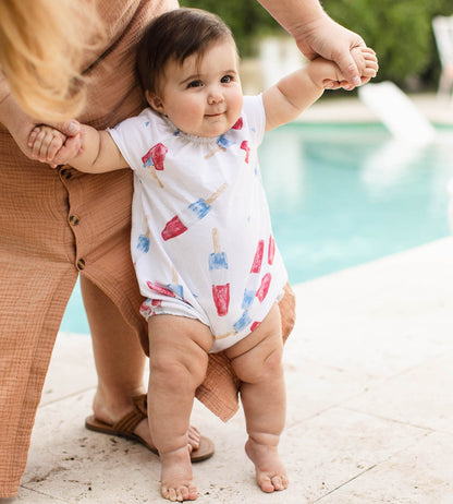 Rocket Pop Baby Girl Romper 2 Pack Set