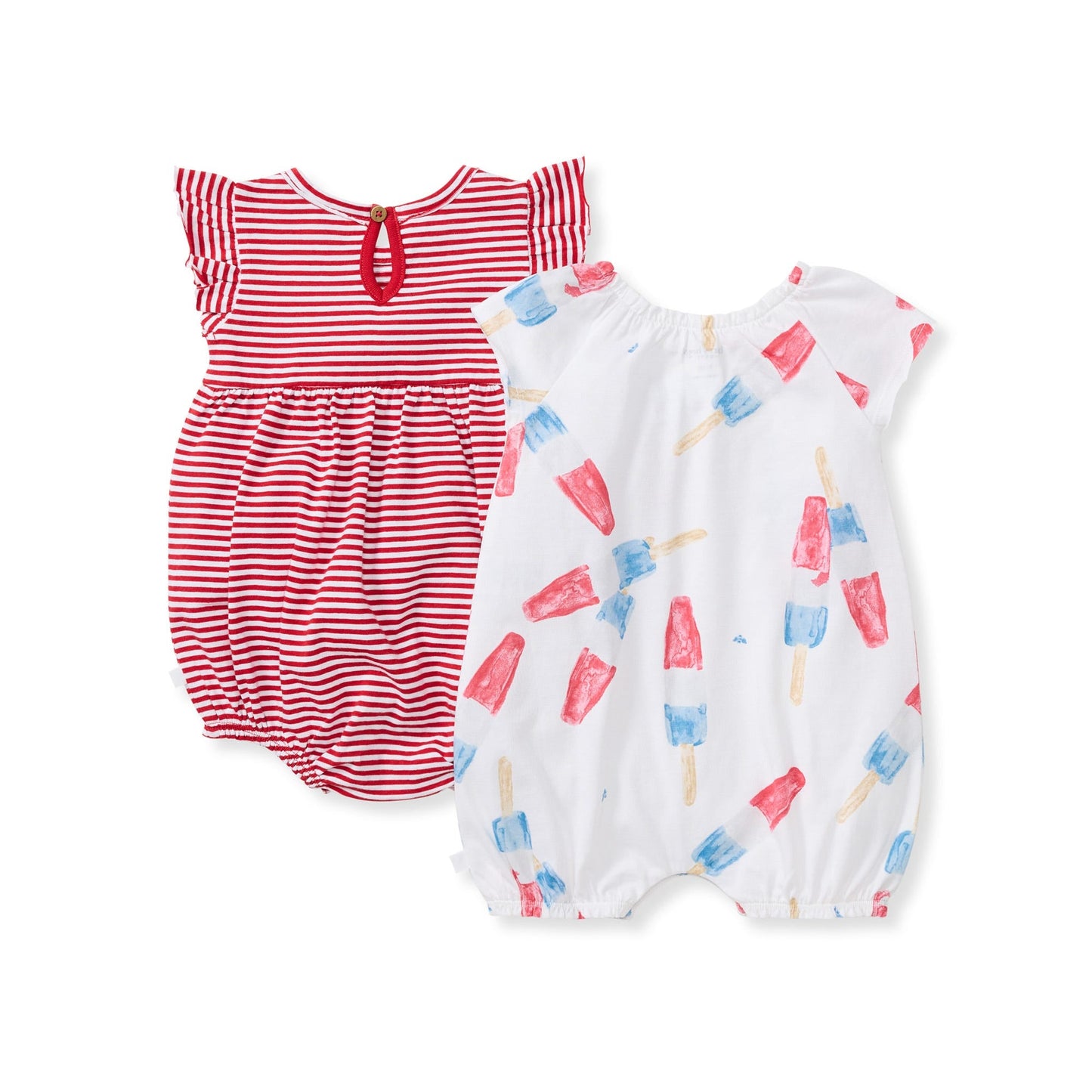 Rocket Pop Baby Girl Romper 2 Pack Set