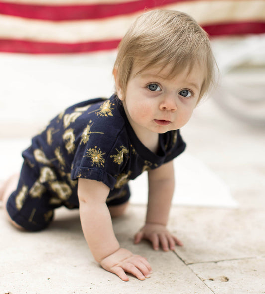 USA Organic Cotton Baby Romper
