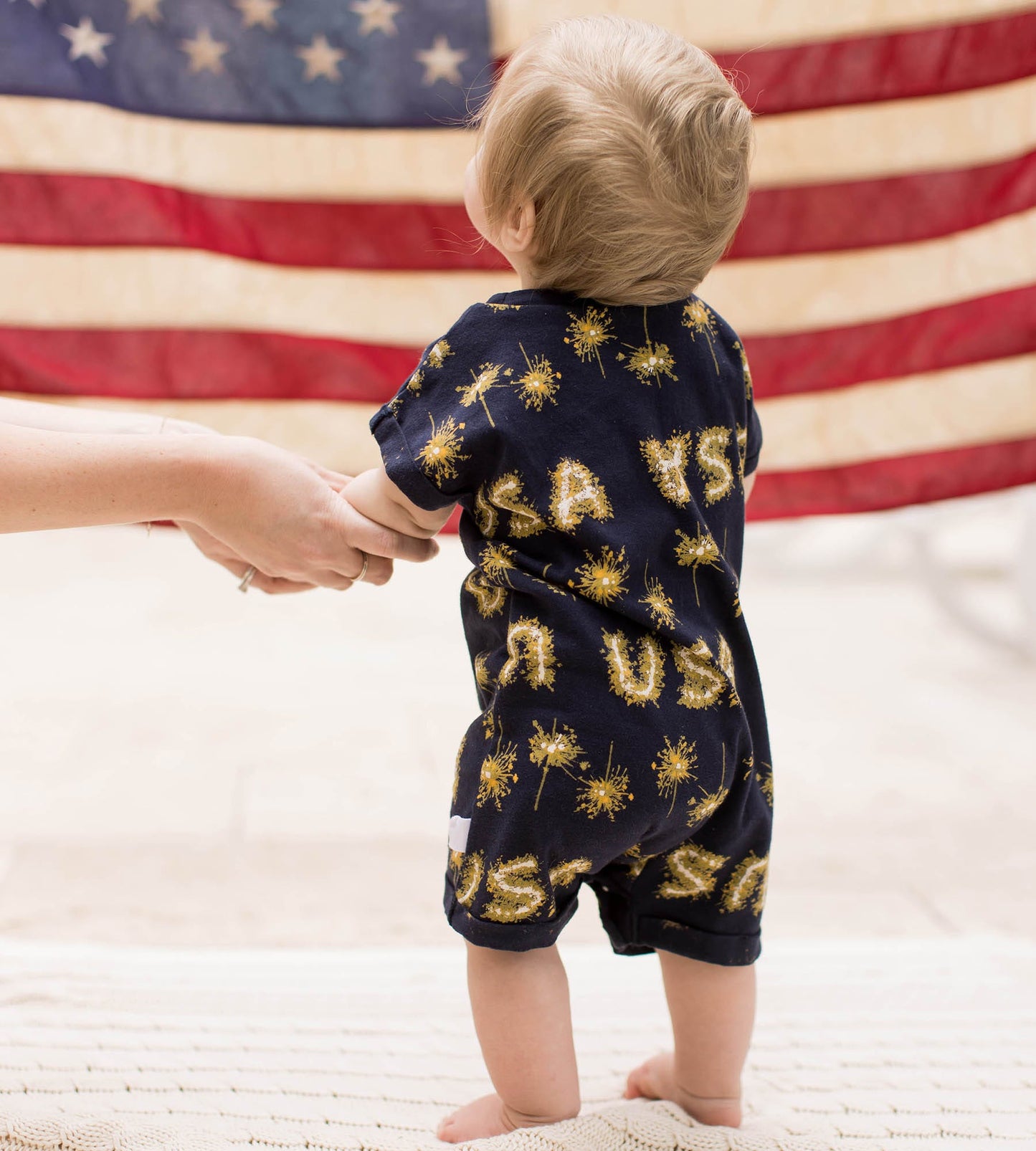 USA Organic Cotton Baby Romper