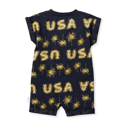 USA Organic Cotton Baby Romper