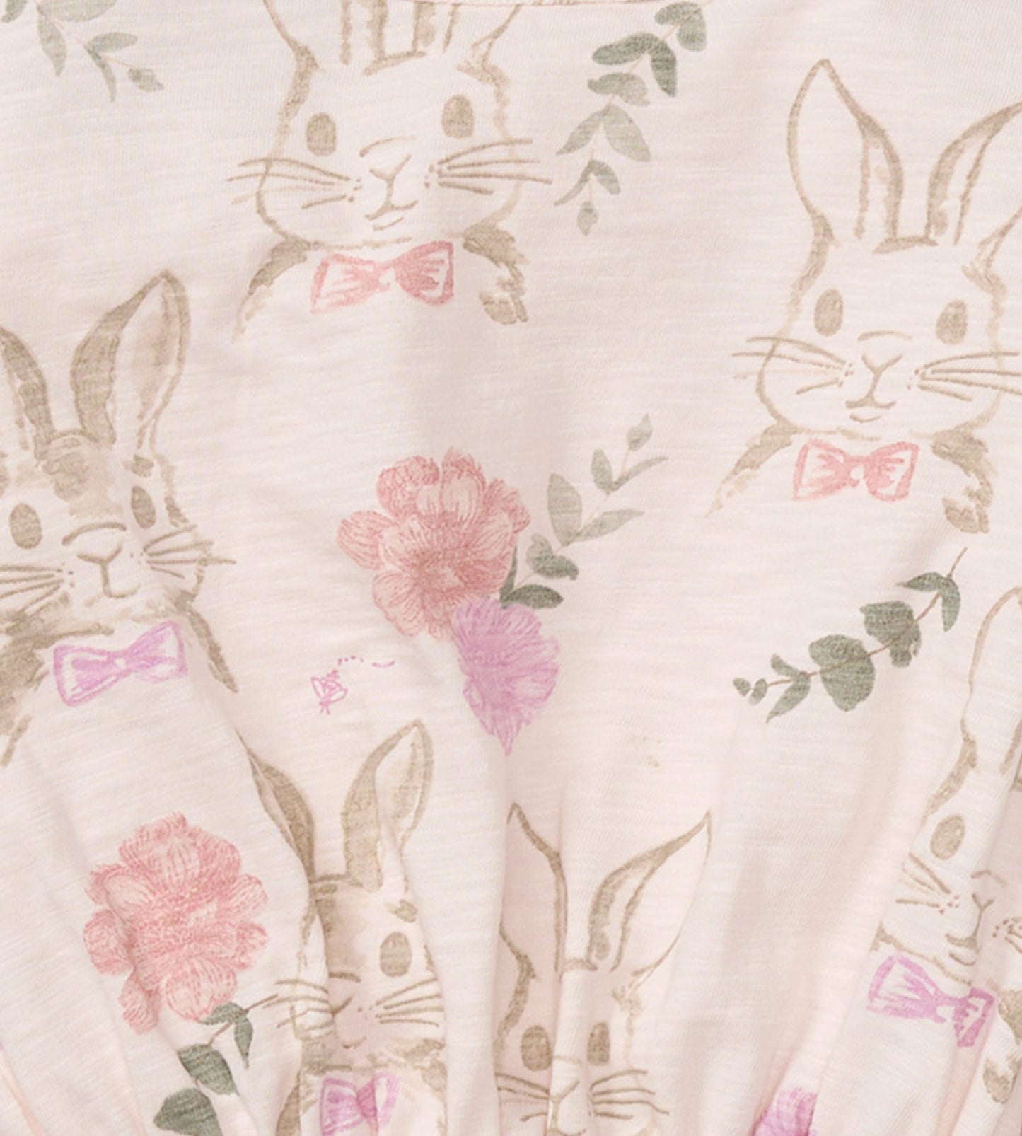 Bunny Floral Organic Cotton Set
