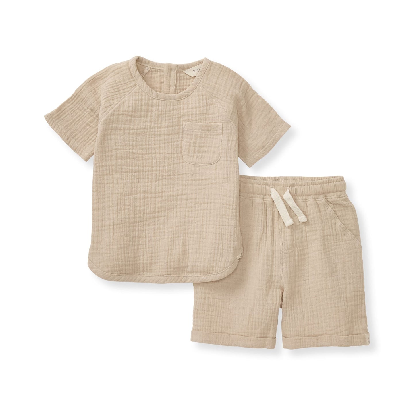 Mommy & Me Matching Crinkle Muslin Boy Set