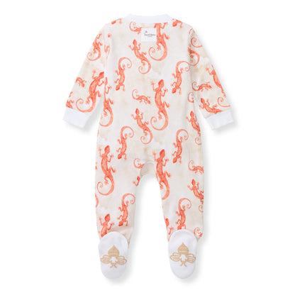 Watercolor Gecko Organic Cotton Sleep & Play