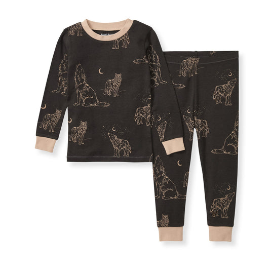 Wolf Pack Organic Cotton 2-Piece Pajamas