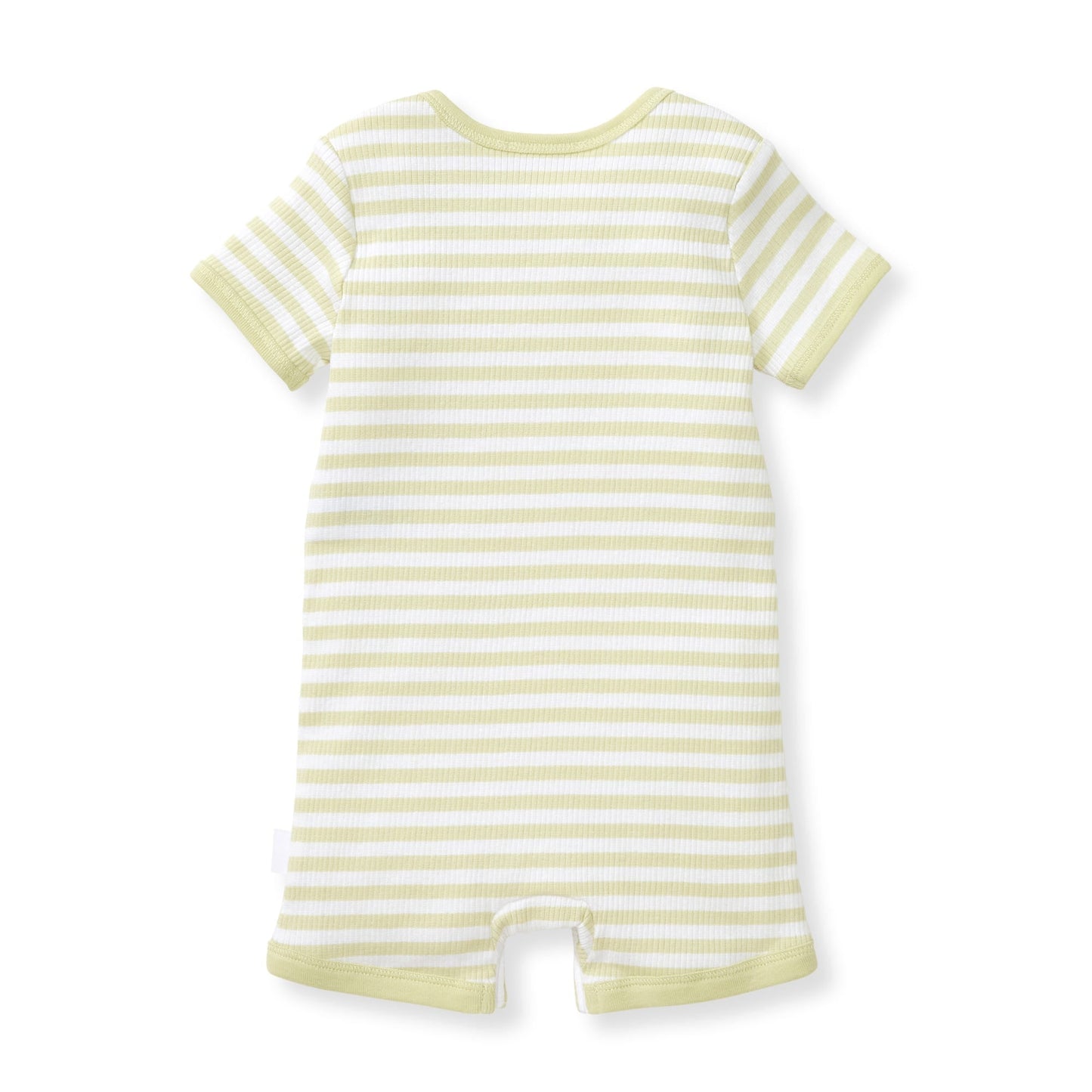 Rib Stripe Organic Cotton Baby Romper