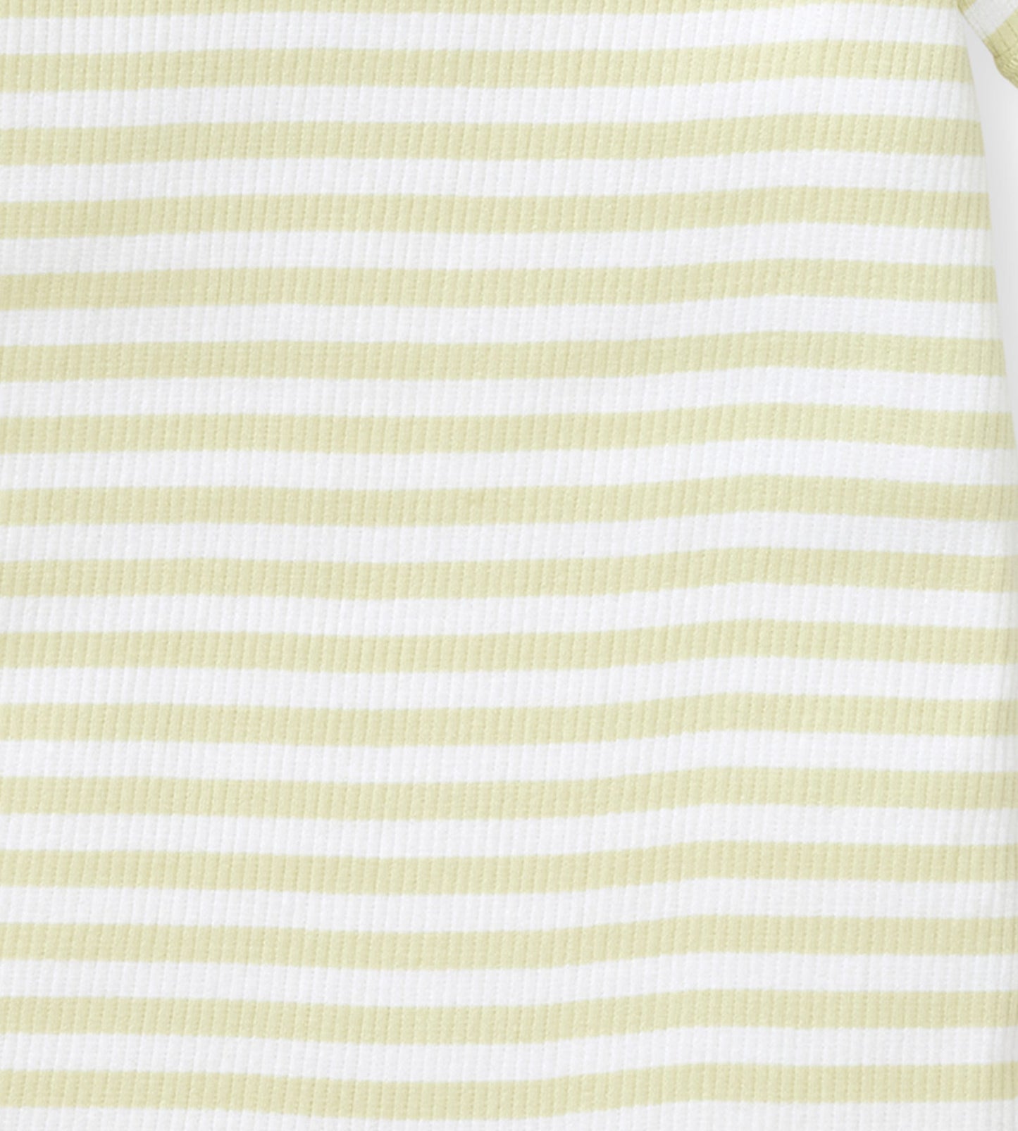 Rib Stripe Organic Cotton Baby Romper