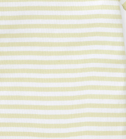 Rib Stripe Organic Cotton Baby Romper