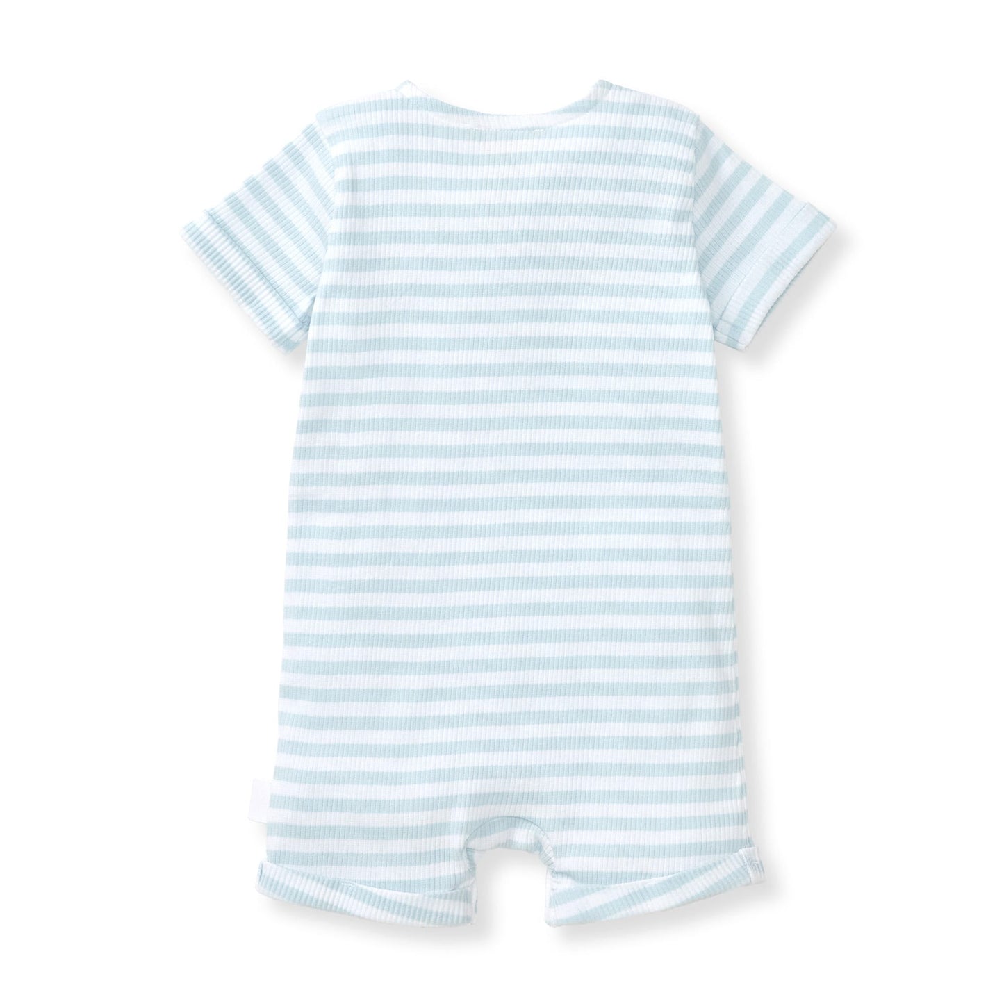 Rib Stripe Organic Cotton Baby Romper
