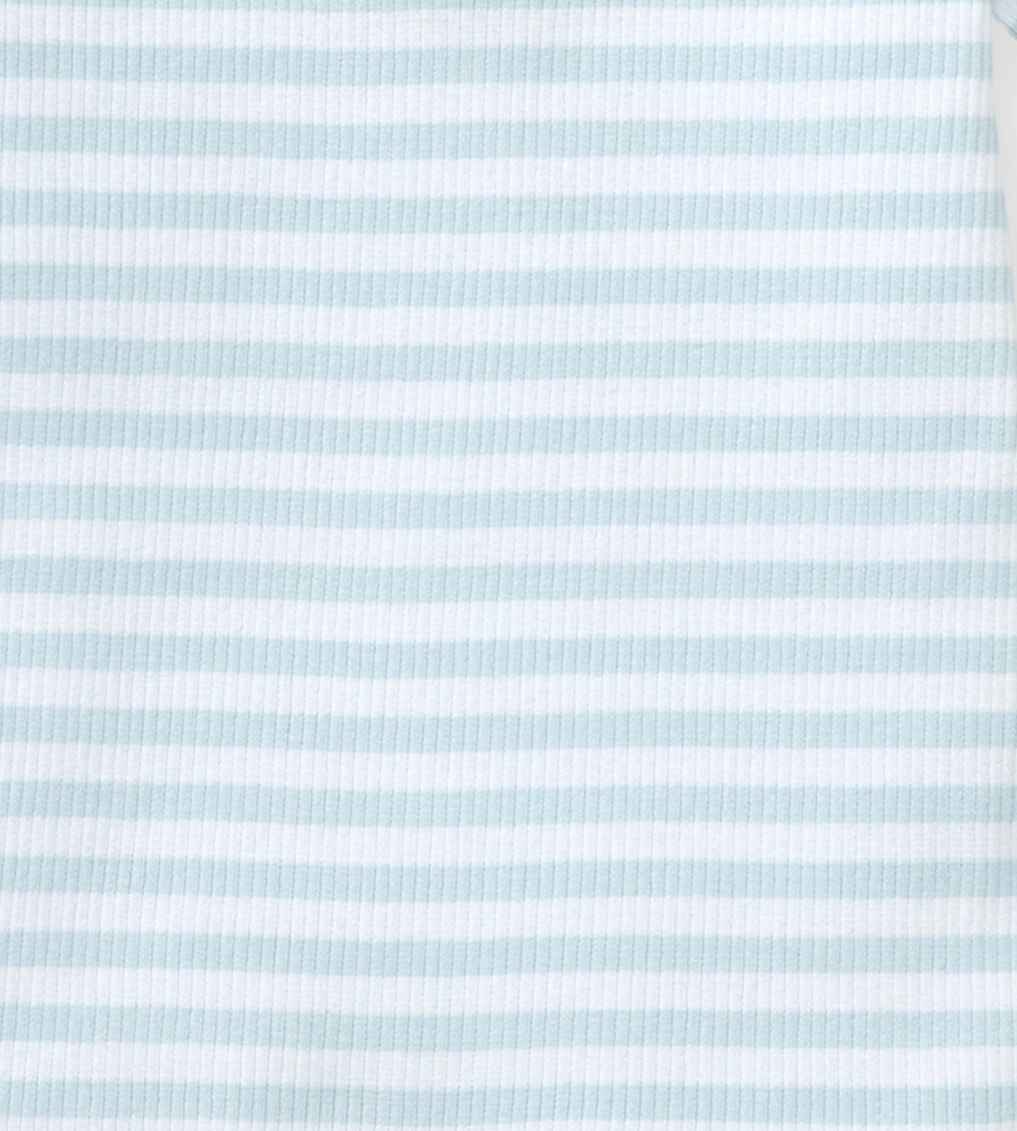 Rib Stripe Organic Cotton Baby Romper