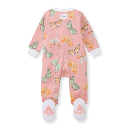 Desert Moths Organic Cotton Girl Sleep & Play
