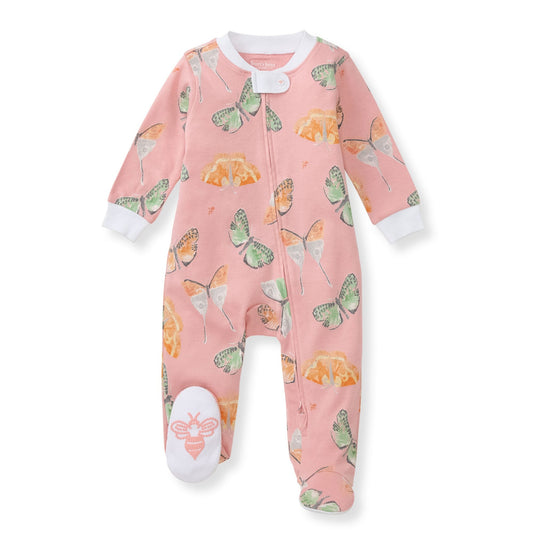 Desert Moths Organic Cotton Girl Sleep & Play